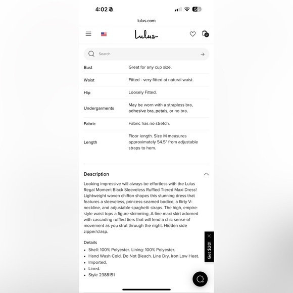 Lulus Regal Moment Black Sleeveless Ruffled Tiered Maxi Dress - Picture 4 of 5